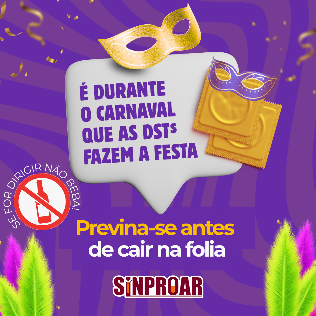 Campanha de prevenção carnaval
