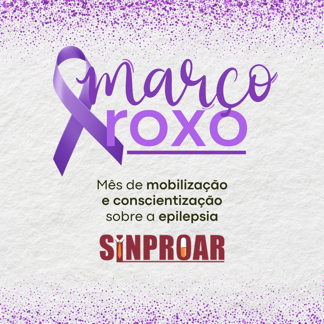 Post do instagram março roxo moderno roxo e branco